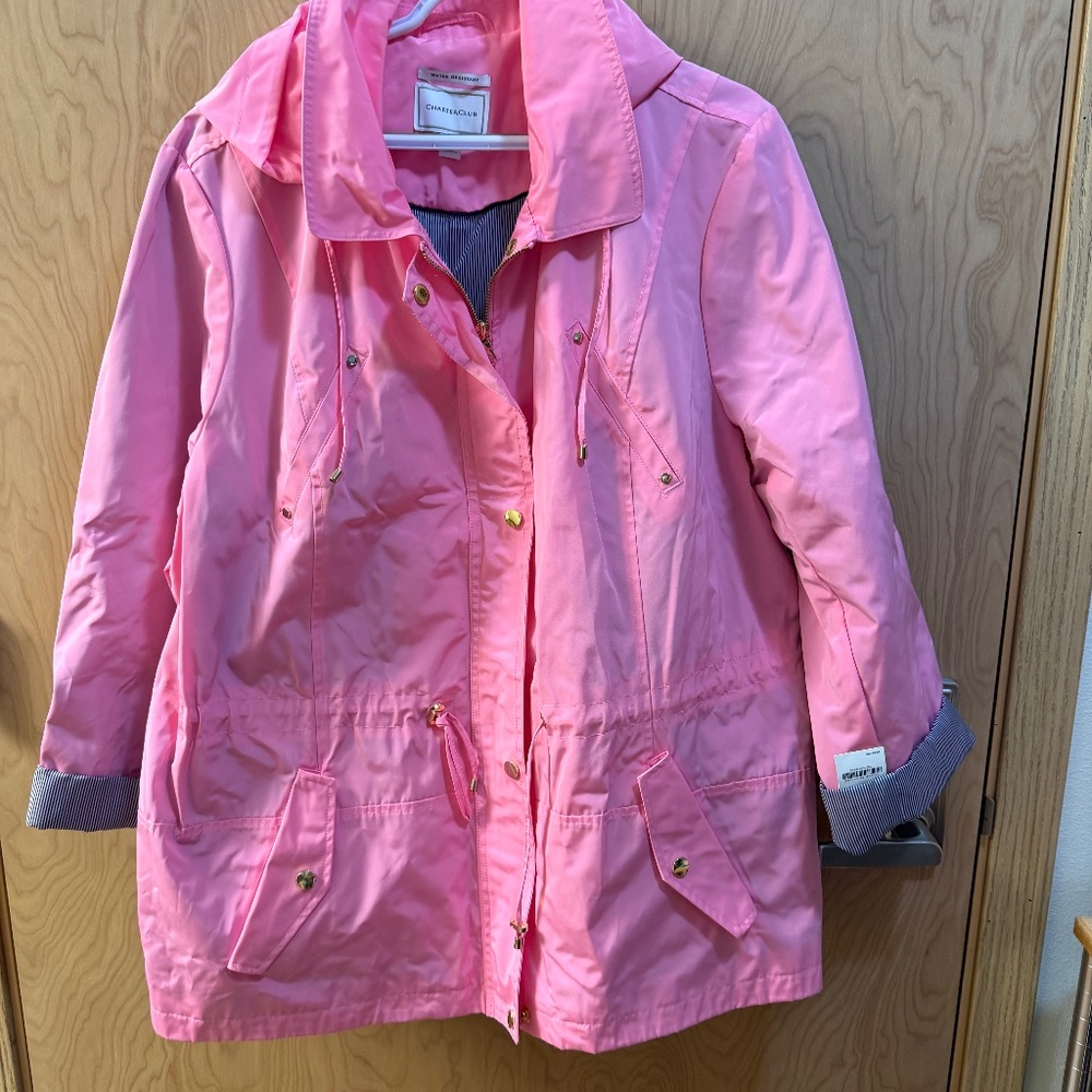 Pink Rain Coat
